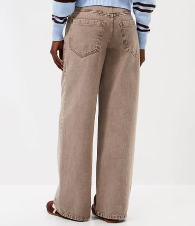 Pantalón Recto Loose en Sarga con Bolsillos 4