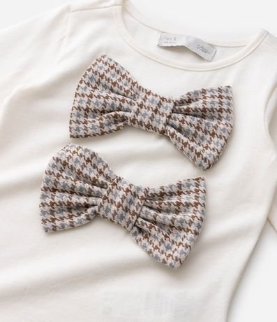 Blusa Relaxed en Algodón con Moñitas Infantil - Talle 1 a 6 años 5