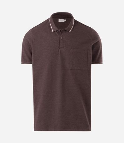 Polo Piquet con Bolsillo Masculina 5