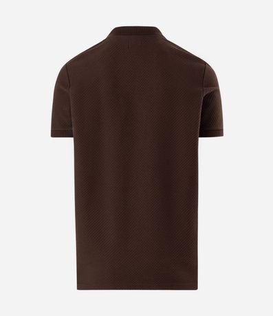Remera Polo Comfort en Algodón con Textura 2