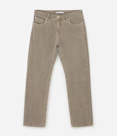 Pantalón Recto en Sarga Cationizada 6