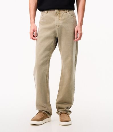 Pantalón Recto en Sarga Cationizada 3