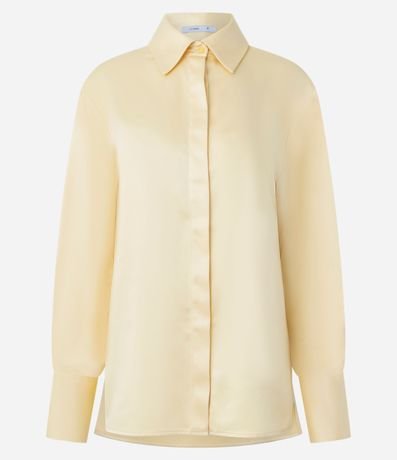 Camisa Satinada con Puños Largos 5