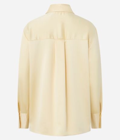 Camisa Satinada con Puños Largos 6