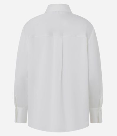 Camisa Satinada con Puños Largos 6