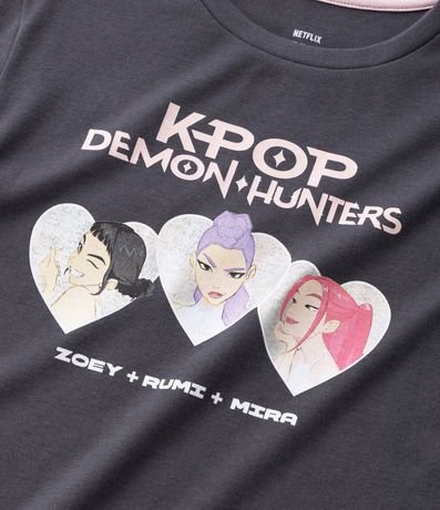 Pijama Infantil en Rib K-pop Demon Hunters - Talle 5 a 14 años 3