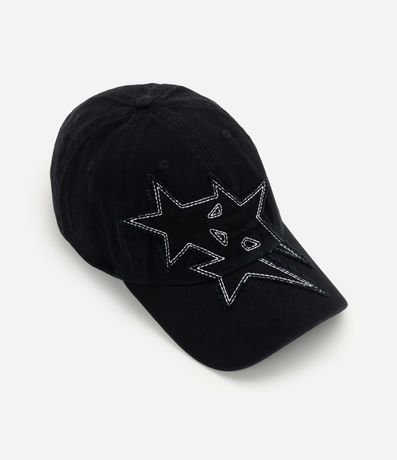 Gorra Algodón Bordado de Estrellas 2