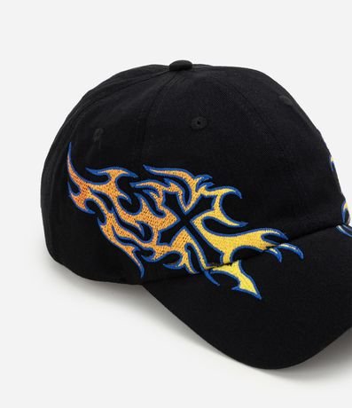 Gorra Algodón con Bordado de Fuego y Cruz en el Lateral 4