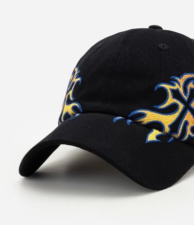 Gorra Algodón con Bordado de Fuego y Cruz en el Lateral 6