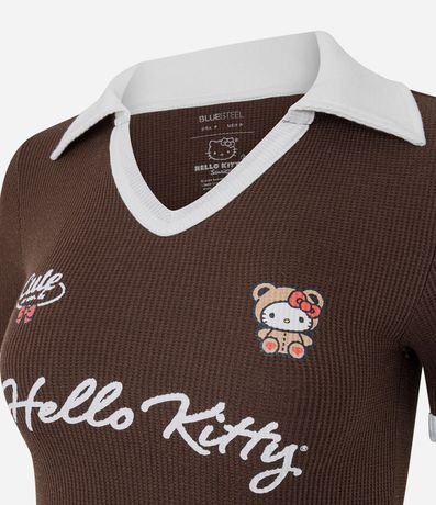Blusa Polo en Piquet con Hello Kitty Estampada 6