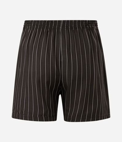 Pijama Corto en Algodón y Viscosa con Rayas 4