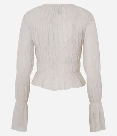Blusa Peplum con Lazo en Lacitos 8