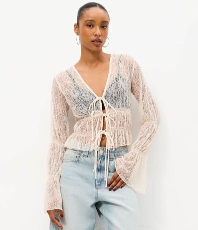 Blusa Peplum con Lazo en Lacitos 3
