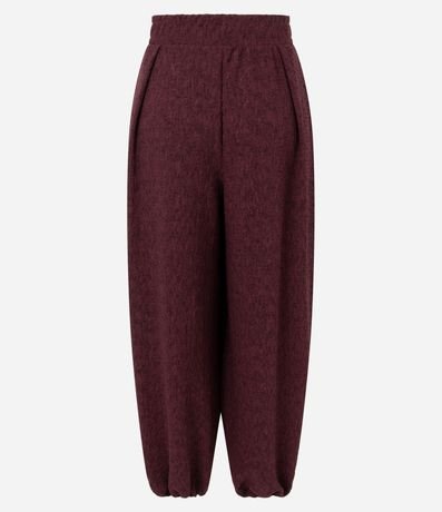 Pantalón Aladim Texturizada con Cintura Elástica 7