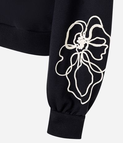 Saco Regular en Algodón con Bordado Floral 2