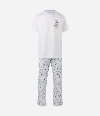 Pijama Largo en Algodón de Snoopy 6