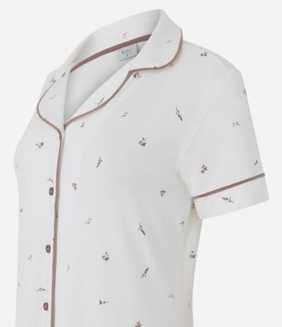 Camisón Americana en Viscolycra con Estampa Floral 5
