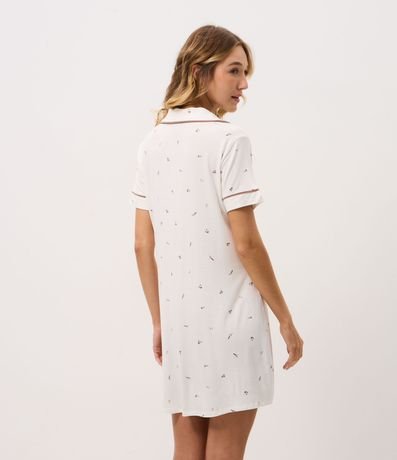 Camisón Americana en Viscolycra con Estampa Floral 3