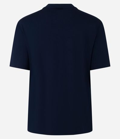 Remera en Viscosa con Flor Bordada 3