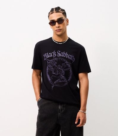 Remera Comfort en Algodón Black Sabbath