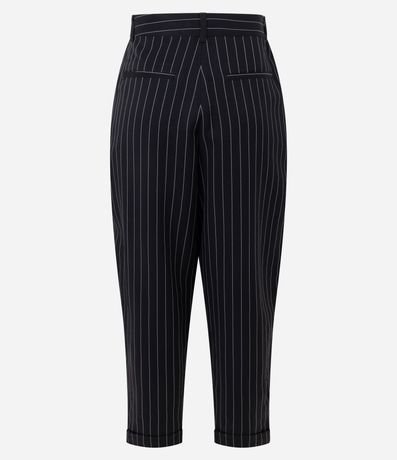 Pantalón Carrot Sastrería con Estampa Rayada 6