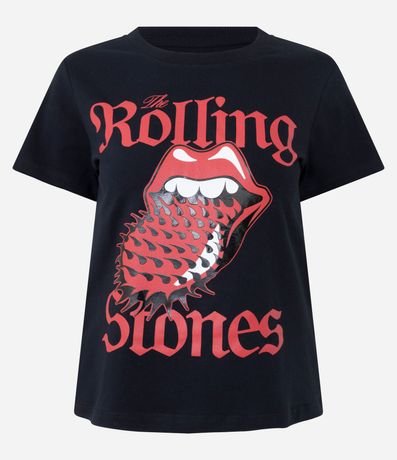 Remera Baby Look con Estampado Rolling Stones 5