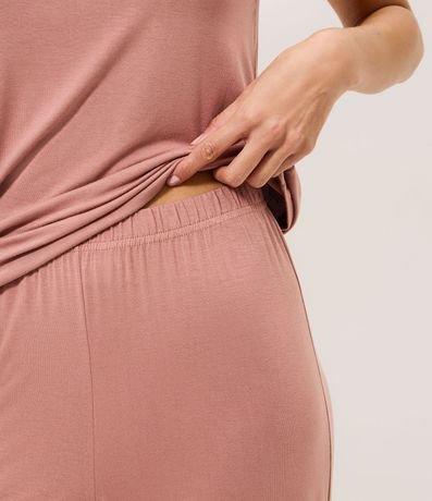 Pijama Largo en Viscolycra con Detalle en Encaje 3