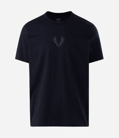 Remera Comfort en Algodón con Estampado Tribal 5