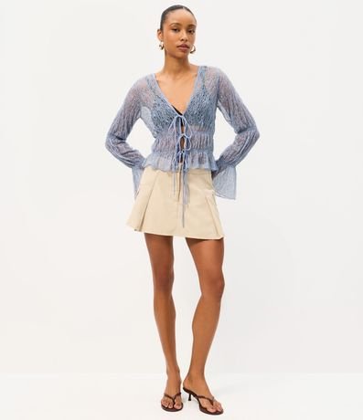 Blusa Peplum con Lazo en Lacitos 2
