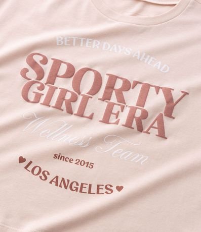 Remera Boxy en Algodón con Estampado Sporty Girl Era - Talle 5 a 16 años 4