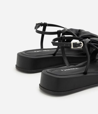 Sandalia Flatform Infantil con Moña - Talle 29 al 35 3