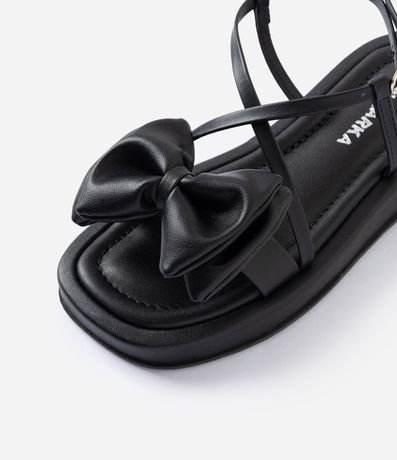 Sandalia Flatform Infantil con Moña - Talle 29 al 35 5