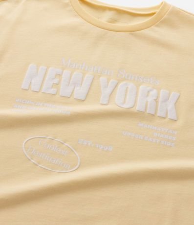 Remera Over Infantil con Lettering New York - Talle 5 a 16 años 4