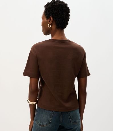 Blusa en Algodón con Bordado de Cuerda Delantero 4