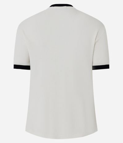 Blusa Manga Corta en Rib con Botones en el Hombro 3