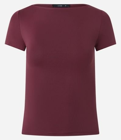 Blusa Regular en Poliamida con Escote Bote 2