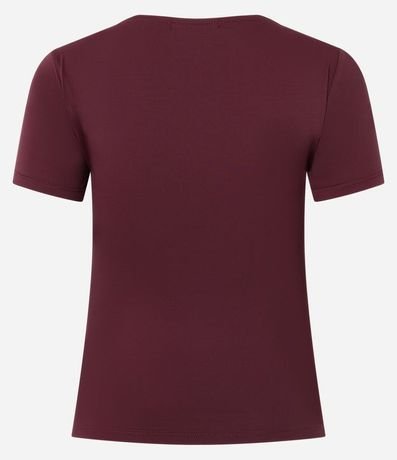 Blusa Regular en Poliamida con Escote Bote 3