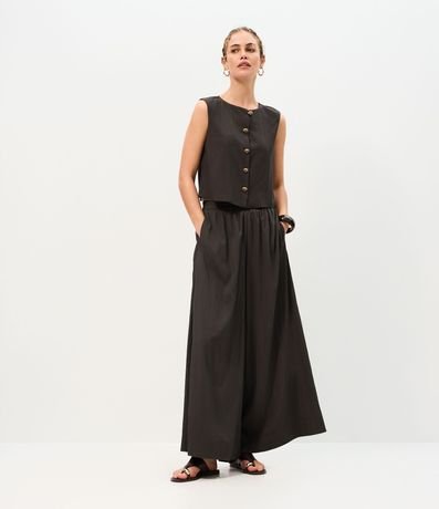 Blusa con Bretel Ancho y Botones Delanteros 2