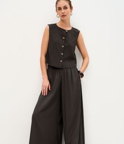 Pantalón Amplio con Cintura Elástica 2