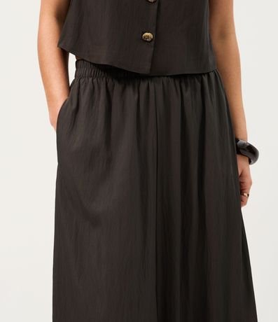 Pantalón Amplio con Cintura Elástica 4