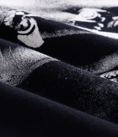 Remera Relaxed en Algodón con Estampado Tupac 3