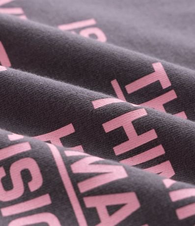 Remera Oversized con Lettering Lead The Way 7