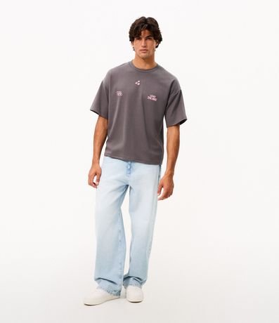 Remera Oversized con Lettering Lead The Way 2