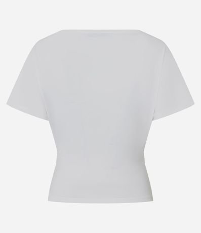 Blusa en Microfibra con Escote V y Manga Murciélago 6