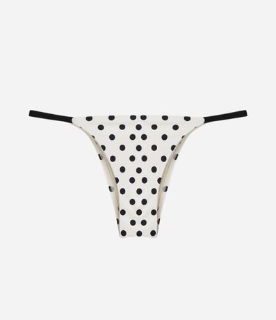 Bikini Bombacha Colaless con Estampa de Lunares