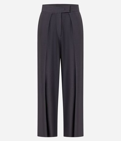 Pantalón Wide Leg Sastrería con Pliegues Delanteros 5