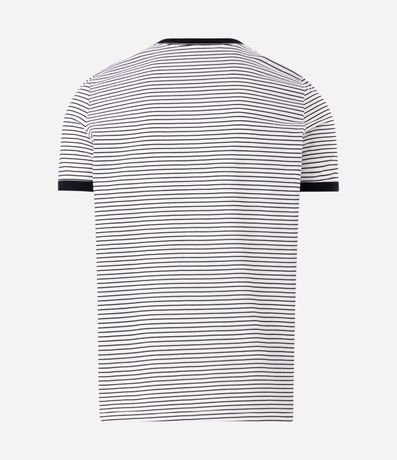 Remera Slim Rayada Bicolor 2