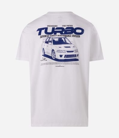 Remera Comfort en Algodón con Estampa de Carro Turbo 6