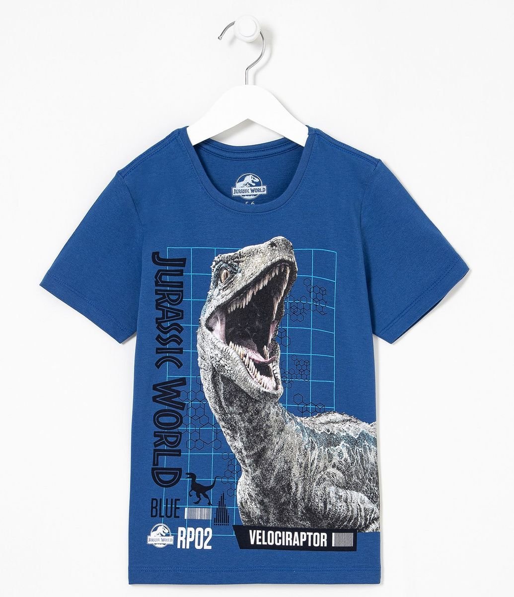 Remera Infantil Estampa Blue Jurassic World - Tam 5 a 14 años | Renner, image size:1035x1200