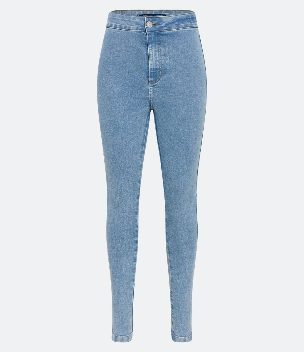 Calça Disco Pants Cintura Alta em Jeans com Bolsos Traseiros Preto - Lojas  Renner